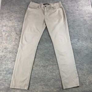 Joes Jeans Mens 34x33 Khaki Straight Leg Chinos Pants Casual Cotton Blend